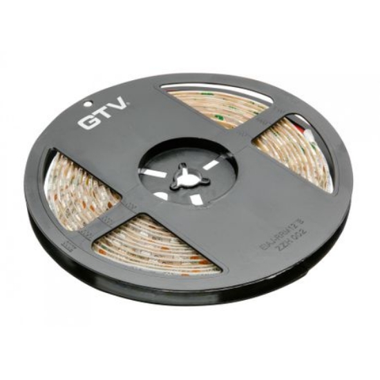 Imagine Banda LED 12V 5050, 14,4 W/m, lumina calda 3200K, IP65, 5 m