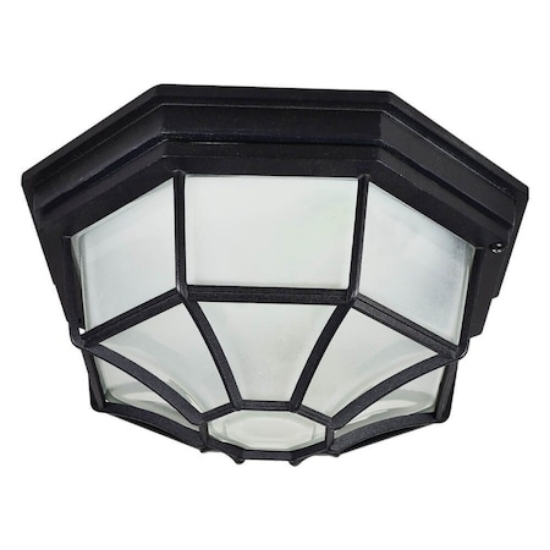 Imagine Aplica de exterior BERLIN, design clasic, E27, fara bec, IP44, neagra