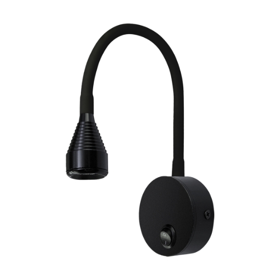 Imagine Aplica LED de perete POLA, 3,5 W, 245 lm, lumina neutra 4100K, neagra