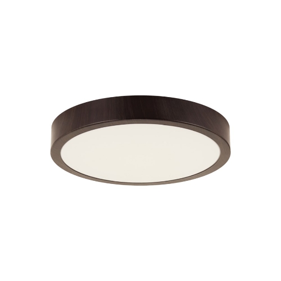 Imagine Aplica LED decorativa ATUT C, 18 W, 1260 lm, lumina neutra 4100K, IP44, finisaj wenge