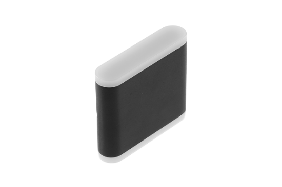 Imagine Aplica de exterior LED VALLA, design industrial, 8 W, 640 lm, lumina neutra 4000K, IP65, neagra