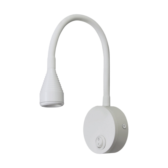 Imagine Aplica LED de perete POLA, 3,5 W, 245 lm, lumina neutra 4100K, alba