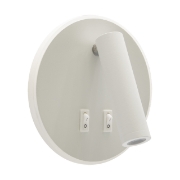 Imagine Aplica LED de perete OTELLO C, 6+3 W, 730 lm, alb reglabil 3000-4000K (CCT), alba