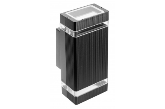 Imagine Aplica de exterior NESSA, lumina in doua directii, 2 x GU10, max. 50 W, fara bec, IP54, neagra