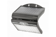 Imagine Aplica solara LED cu senzor de miscare, 50 W, 300 lm, lumina rece 6000K, IP44, neagra