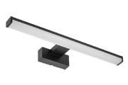 Imagine Aplica LED pentru baie cu brat KATANI, 8 W, 640 lm, lumina neutra 4000K, IP44, 40 cm, neagra