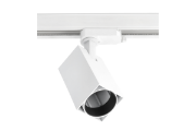 Imagine Spot LIMA pentru sina monofazata, GU10, max. 20 W, fara bec, patrat, alb