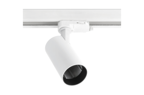 Imagine Spot LIMA pentru sina monofazata, GU10, max. 20 W, fara bec, rotund, alb