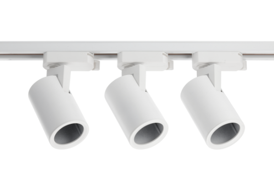 Imagine Set TRAX BIS cu 3 spoturi si sina monofazata 1 m, 3 x GU10, max. 3 x 20 W, fara bec, alb