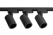 Imagine Set TRAX BIS cu 3 spoturi si sina monofazata 1 m, 3 x GU10, max. 3 x 20 W, fara bec, negru